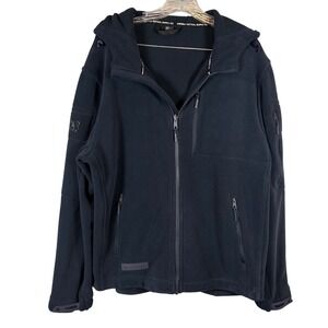 BÆRSkin BAERSkin Tactical Hoodie, Navy Blue, Fleece, Size Large